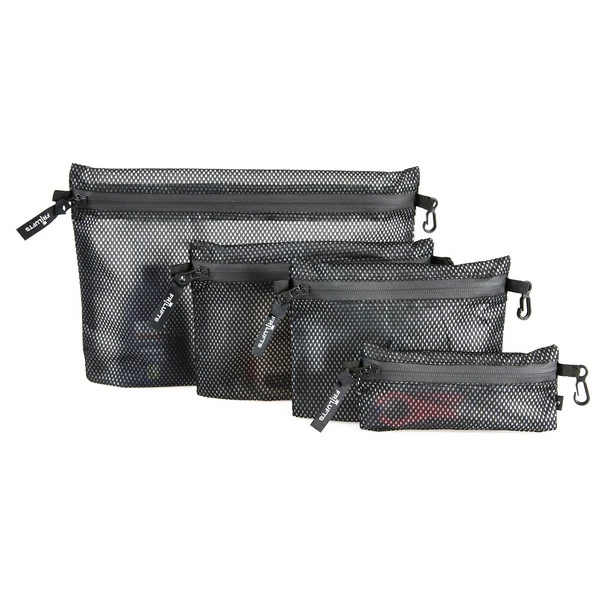 Blitzangebot 🎁 FRILUFTS UTILITY BAG SET - Packbeutel Black Mesh 🌟 3 Blitzangebot 🎁 FRILUFTS UTILITY BAG SET - Packbeutel Black Mesh 🌟