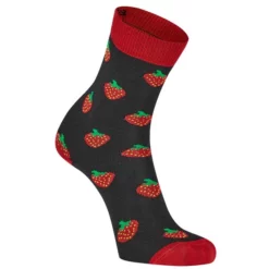 Am billigsten ⌛ FRILUFTS VILLARRICA STRAWBERRY 🧦 SOCKS Unisex - Freizeitsocken Caviar 🥰