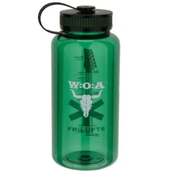 Brandneu ⭐ FRILUFTS GUMA W:O:A - Trinkflasche Green/black 🌟