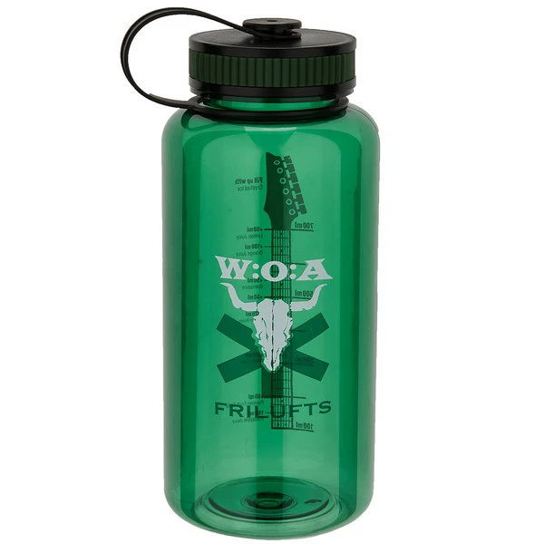 Brandneu ⭐ FRILUFTS GUMA W:O:A - Trinkflasche Green/black 🌟 3 Brandneu ⭐ FRILUFTS GUMA W:O:A - Trinkflasche Green/black 🌟
